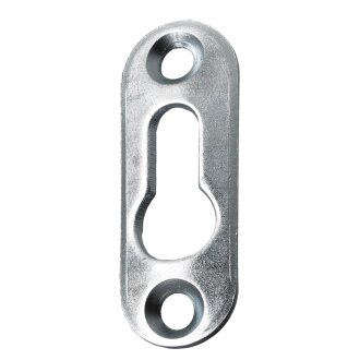 Hettich Universalaufhänger für Linsenkopfschrauben, 42 x 15 x 2 mm, Stahl verzinkt, 4 Stück