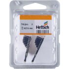 Hettich Schrankrohrlager für ovale Schrankrohre, Ø 15/30 mm, 2 Stück