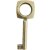 HETTICH Buntbart-Schlüssel, 65 x 4 mm, Stahl, brüniert