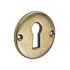 Schlüsselschild, Ø 30 x 2,5 mm, Stahl, brüniert