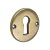 HETTICH Schlüsselschild, Ø 30 x 2,5 mm, Stahl brüniert