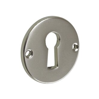 HETTICH Schlüsselschild, Ø 30 x 2,5 mm, Stahl, matt vernickelt