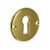 HETTICH Schlüsselschild, Ø 30 x 2,5 mm, Stahl, vermessingt