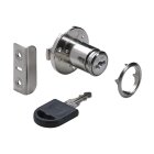 HETTICH Zylinder-Klappenschloss, Zylinder Ø 18mm, Flansch Ø 35mm, Türstärke 13 - 18mm