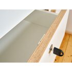 HETTICH Zylinder-Klappenschloss, Zylinder Ø 18mm, Flansch Ø 35mm, Türstärke 13 - 18mm
