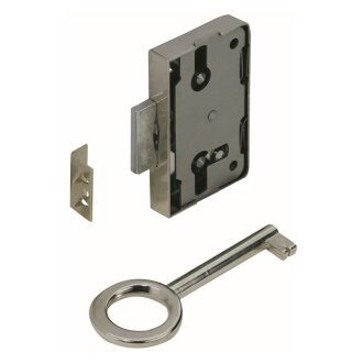 Hettich Aufschraubschloss 40mm vernickelt