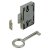 HETTICH Aufschraubschloss, Türstärke 13-30 mm, Stahl, vernickelt