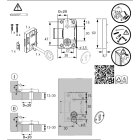 HETTICH Aufschraubschloss mit Schlüssel +...