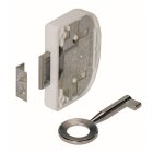 HETTICH Aufschraubschloss 20mm Kunststoff weiß