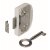 HETTICH Aufschraubschloss 20mm Kunststoff weiß