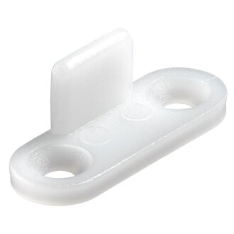 HETTICH Bodenführung für Schiebetür universal weiß 6 Stück