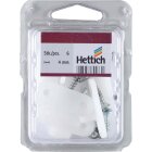 HETTICH Bodenführung für Schiebetür universal weiß 6 Stück