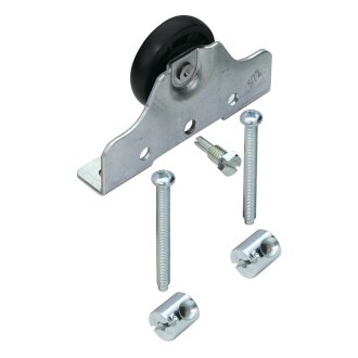 HETTICH Laufteil Universal für Doppellaufprofil 50kg, verzinkt, 2 Stück
