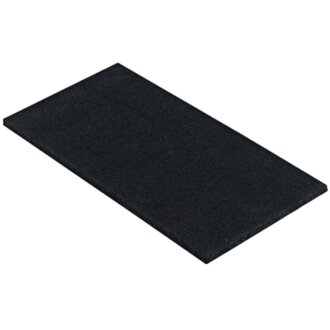 HETTICH Filzzuschnitt 200 x 100 x 4,5 mm, schwarz, selbstklebend, 2 Stück