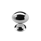 HETTICH Möbelknopf, Ø 26 mm, Metall, verchromt