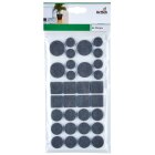 Hettich Filzgleiter-Set, selbstklebend, braun, 64 Stück