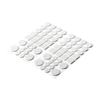 HETTICH Filzgleiter-Set mit 64 Stück, selbstklebend, weiß