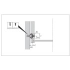 HETTICH Kugelteilauszug für 17mm Nut 195-305mm