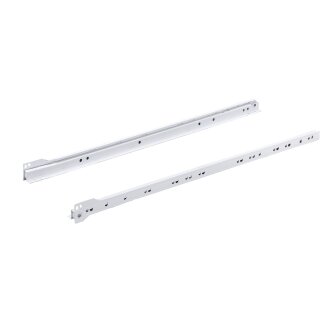 HETTICH Rollschubführung Teilauszug, 600mm/15kg, weiß