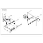 Hettich Kugelteilauszug 27mm Nut 225-350mm KA270