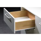 HETTICH Rollschubführung Teilauszug 350mm/15kg weiß