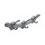HETTICH 3er Garderobe, 360mm, Kunststoff, silber