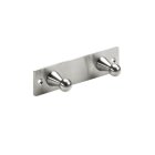 HETTICH Hakenleiste, 2 Haken, 140 x 35 x 36 mm, Edelstahl...