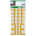 HETTICH Wollfilzgleiter-Set 33-teilig, selbstklebend, weiß