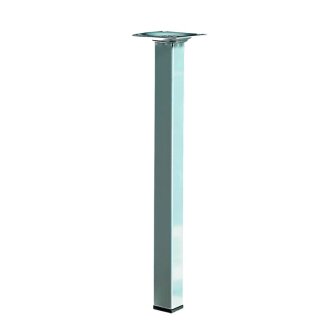 HETTICH Möbelfuß/Tischbein alu-finish 25 x 25 x 300 mm, B-Ware