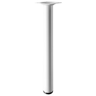 Hettich Möbelfuß/Tischbein, Ø 30 x 300 mm, weiß