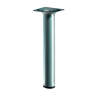 Hettich Möbelfuß/Tischbein, Alu-finish, Ø 30 x 200 mm