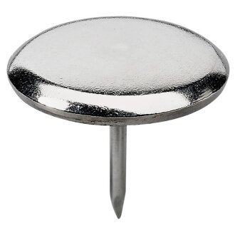 HETTICH Metallgleiter zum Nageln, Ø 28mm, vernickelt