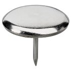 HETTICH Metallgleiter zum Nageln, Ø 28mm, vernickelt