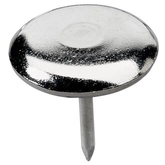 HETTICH Metallgleiter zum Nageln, Ø 23mm, vernickelt