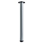 HETTICH Tischbein 4er-Set, Ø 60mm, Alu-Optik, 700...