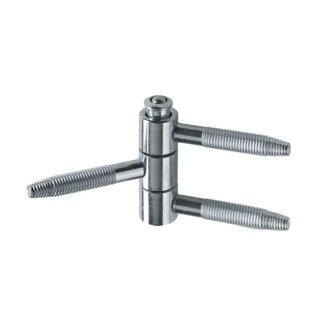 HETTICH Einbohrband 3-teilig, 16 mm, verzinkt, 2 Stück