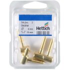 Hettich Möbelband, 9 x 26 mm, vermessingt, 2 Stück