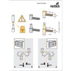 Hettich Möbelband Önorm 9 x 26 mm verzinkt 2 Stück