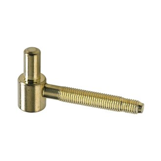 HETTICH Bandunterteil für Holzzarge, 16 mm, vermessingt, 2 Stück