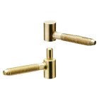HETTICH Einbohrband für Holzzarge Ø16 x 41, vermessingt, 2 Stück