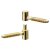 HETTICH Einbohrband für Holzzarge, 41 x Ø 16mm, Stahl vermessingt, 2 Stück