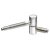 HETTICH Einbohrband für Stahlzarge, 16mm, vernickelt, 2 Stück
