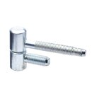 HETTICH Einbohrband für Stahlzarge 40 x Ø16mm verzinkt, 2 Stück
