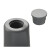HETTICH Türstopper, 26,5mm x 28mm, grau