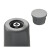 HETTICH Türstopper, 26,5mm x 28mm, grau