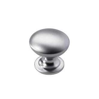 HETTICH Möbelknopf, Metall, Alu-Optik, Ø 24mm