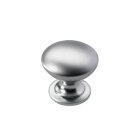 HETTICH Möbelknopf, Metall, Alu-Optik, Ø 24mm