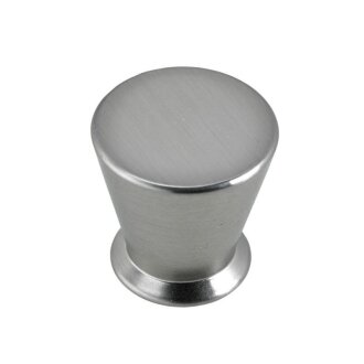 HETTICH Möbelknopf, Ø 20 mm, Edelstahl-Optik