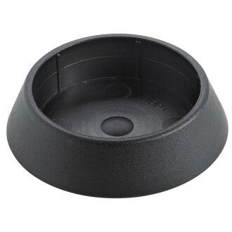 HETTICH Fußkappe, Ø 60 mm, Kunststoff, schwarz
