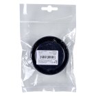 HETTICH Fußkappe, Ø60 mm, Kunststoff, schwarz